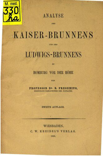 خرید و دانلود نسخه کامل کتاب Analyse des Kaiser-Brunnens und des Ludwigs-Brunnens zu Homburg von der Höhe_68bff149b0db9.jpeg خرید و دانلود نسخه کامل کتاب Analyse des Kaiser-Brunnens und des Ludwigs-Brunnens zu Homburg von der Höhe