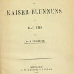 خرید و دانلود نسخه کامل کتاب Analyse des Kaiser-Brunnens zu Bad Ems