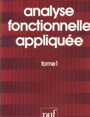 خرید و دانلود نسخه کامل کتاب Analyse fonctionnelle appliquée