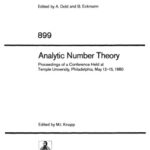 خرید و دانلود نسخه کامل کتاب Analytic number theory. Proceedings conference, Temple Univ., Philadelphia, 1980