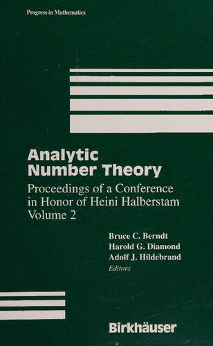 خرید و دانلود نسخه کامل کتاب Analytic Number Theory: Proceedings of a Conference in Honor of Heini Halberstam_68b55196923e3.jpeg خرید و دانلود نسخه کامل کتاب Analytic Number Theory: Proceedings of a Conference in Honor of Heini Halberstam