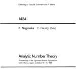 خرید و دانلود نسخه کامل کتاب Analytic Number Theory: Proceedings of the Japanese-French Symposium held in Tokyo, Japan, October 10–13, 1988