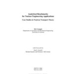 خرید و دانلود نسخه کامل کتاب Analytical Benchmarks for Nuclear Engineering Applications. Case Studies in Neutron Transport Theory