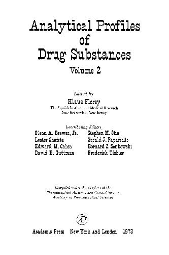 خرید و دانلود نسخه کامل کتاب Analytical Profiles of Drug Substances, Vol. 2_68d2a7055e21f.jpeg خرید و دانلود نسخه کامل کتاب Analytical Profiles of Drug Substances, Vol. 2