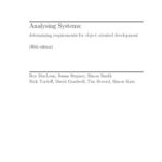 خرید و دانلود نسخه کامل کتاب Analyzing Systems: Determining Requirements for Object-Oriented Development (Bcs Practitioner)