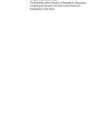 خرید و دانلود نسخه کامل کتاب Ancient Kings of Peru. The Reliability of the Chronicle of Fernando de Montesinos; Correlating the Dynasty Lists with Current Prehistoric Periodization in the Andes