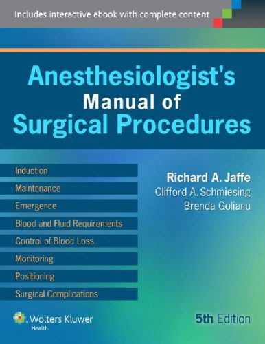 خرید و دانلود نسخه کامل کتاب Anesthesiologist’s Manual of Surgical Procedures_68b961324d1a7.jpeg خرید و دانلود نسخه کامل کتاب Anesthesiologist’s Manual of Surgical Procedures