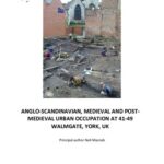 خرید و دانلود نسخه کامل کتاب Anglo-Scandinavian, Medieval and Post-Medieval Urban Occupation at 41–49 Walmgate, York, UK