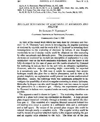 خرید و دانلود نسخه کامل کتاب Angular Scattering of Electrons in Hydrogen and Helium