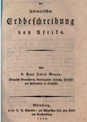 خرید و دانلود نسخه کامل کتاب Anhang zur systematischen EDrdbeschreibung von Afrika