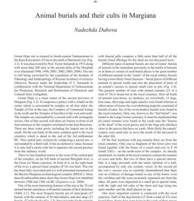 خرید و دانلود نسخه کامل کتاب Animal burials and their cults in Margiana