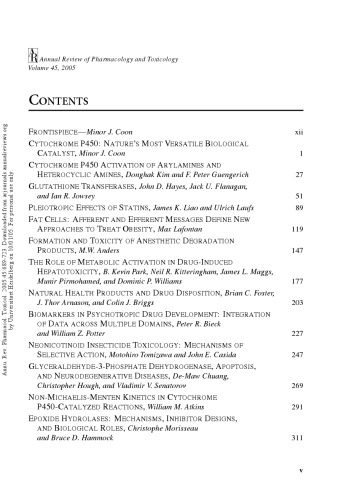 خرید و دانلود نسخه کامل کتاب Annual Review of Pharmacology and Toxicology Volume 45, 2005 (Annual Review of Pharmacology and Toxicology)_68bb9019a36e5.jpeg خرید و دانلود نسخه کامل کتاب Annual Review of Pharmacology and Toxicology Volume 45, 2005 (Annual Review of Pharmacology and Toxicology)
