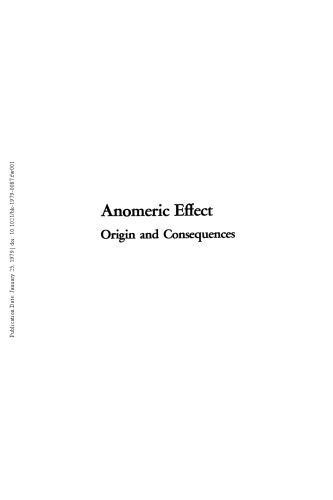 خرید و دانلود نسخه کامل کتاب Anomeric Effect. Origin and Consequences_68d097244fdc3.jpeg خرید و دانلود نسخه کامل کتاب Anomeric Effect. Origin and Consequences