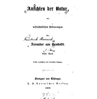 خرید و دانلود نسخه کامل کتاب Ansichten der Natur mit wissenschaftlichen Erläuterungen