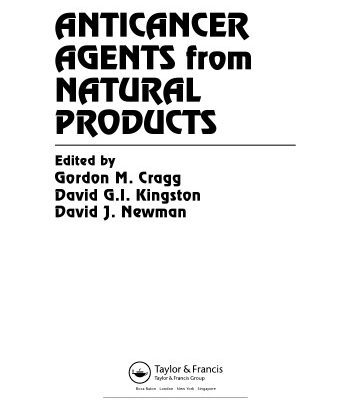 خرید و دانلود نسخه کامل کتاب Anticancer Agents from Natural Products