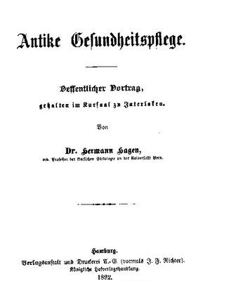 خرید و دانلود نسخه کامل کتاب Antike Gesundheitspflege. Öffentlicher Vortrag, gehalten im Kursaal zu Interlaken