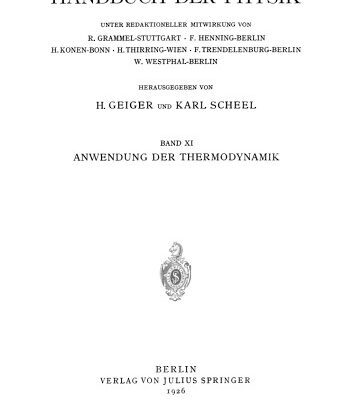 خرید و دانلود نسخه کامل کتاب Anwendung der Thermodynamik