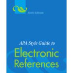 خرید و دانلود نسخه کامل کتاب APA Style Guide to Electronic References, Sixth Edition