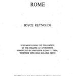 خرید و دانلود نسخه کامل کتاب Aphrodisias and Rome: Documents from the excavation of the theatre at Aphrodisias conducted by Professor Kenan T. Erim together with some related texts