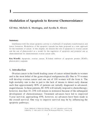 خرید و دانلود نسخه کامل کتاب Apoptosis and Cancer: Methods and Protocols