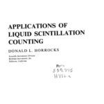 خرید و دانلود نسخه کامل کتاب Applications of Liquid Scintillation Counting