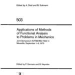 خرید و دانلود نسخه کامل کتاب Applications Of Methods Of Functional Analysis To Problems In Mechanics