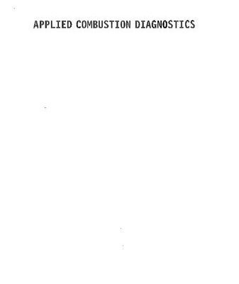 خرید و دانلود نسخه کامل کتاب Applied Combustion Diagnostics