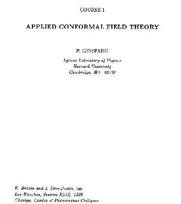 خرید و دانلود نسخه کامل کتاب Applied conformal field theory