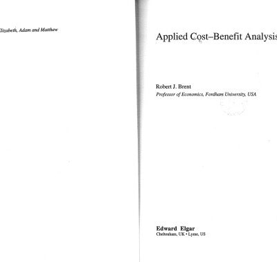 خرید و دانلود نسخه کامل کتاب Applied Cost-Benefit Analysis, 2nd Edition
