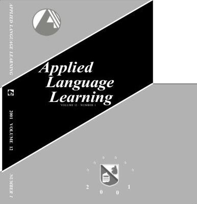 خرید و دانلود نسخه کامل کتاب Applied Language Learning. 2001. Vol.12. No.1