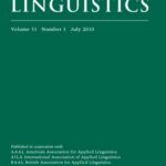 خرید و دانلود نسخه کامل کتاب Applied Linguistics, Volume 31, Number 3, 2010