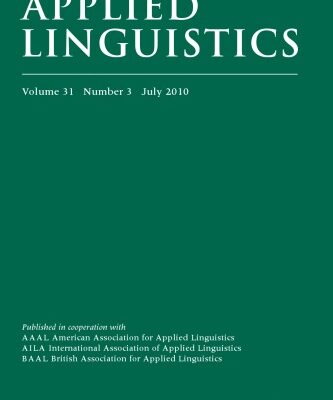 خرید و دانلود نسخه کامل کتاب Applied Linguistics, Volume 31, Number 3, 2010