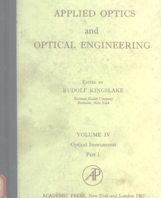 خرید و دانلود نسخه کامل کتاب Applied optics and optical engineering,Vol.IV