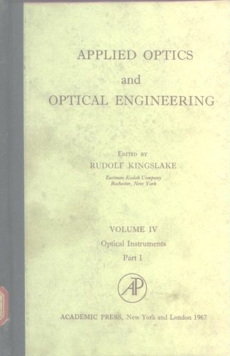خرید و دانلود نسخه کامل کتاب Applied optics and optical engineering,Vol.IV_68be9d6c799a5.jpeg خرید و دانلود نسخه کامل کتاب Applied optics and optical engineering,Vol.IV