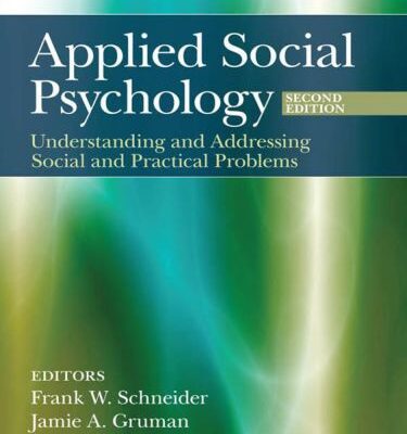 خرید و دانلود نسخه کامل کتاب Applied Social Psychology: Understanding and Addressing Social and Practical Problems