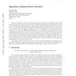 خرید و دانلود نسخه کامل کتاب Approaches to Quantum Error Correction