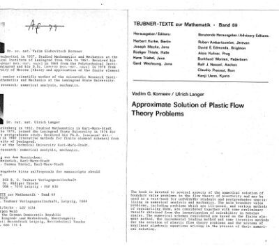 خرید و دانلود نسخه کامل کتاب Approximate solution of plastic flow theory problems