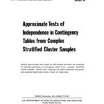 خرید و دانلود نسخه کامل کتاب Approximate tests of independence in contingency tables from complex stratified cluster samples (National Center for Health Statistics. Vital and health … evaluation and methods research, series 2)