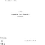 خرید و دانلود نسخه کامل کتاب Appunti di Fisica Generale I