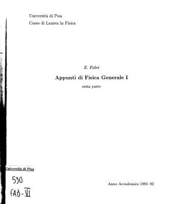 خرید و دانلود نسخه کامل کتاب Appunti di Fisica Generale I