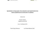 خرید و دانلود نسخه کامل کتاب Aprendiendo en lengua ajena: Una evaluación cuasi-experimental de los efectos académicos de la instrucción en castellano. Informe Final