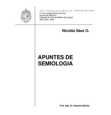 خرید و دانلود نسخه کامل کتاب Apuntes de Semiología