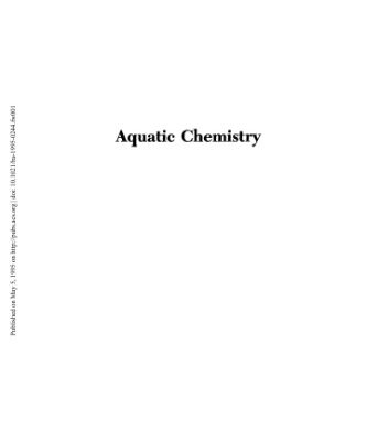 خرید و دانلود نسخه کامل کتاب Aquatic Chemistry: Interfacial and Interspecies Processes