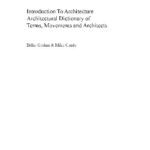 خرید و دانلود نسخه کامل کتاب Architectural Dictionary of Terms, Movements and Architects