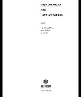خرید و دانلود نسخه کامل کتاب Architecture and Participation