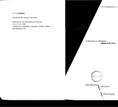 خرید و دانلود نسخه کامل کتاب Architecture as Metaphor: Language, Number, Money (Writing Architecture)