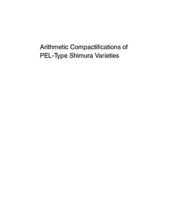 خرید و دانلود نسخه کامل کتاب Arithmetic compactifications of PEL-type Shimura varieties
