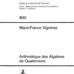 خرید و دانلود نسخه کامل کتاب Arithmetique des algebres de quaternions