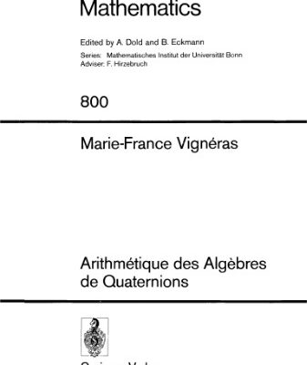خرید و دانلود نسخه کامل کتاب Arithmetique des algebres de quaternions