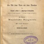 خرید و دانلود نسخه کامل کتاب Armenien : Ein Bild seiner Natur und seiner Bewohner ; Anatolische Fragmente